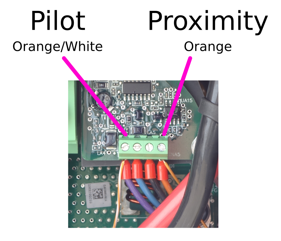 Detail Of The Pilot And Proximity Electrical Connections To Distributed Charge Board A0