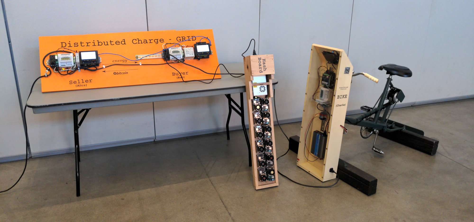 Distributed Charge - GRID, Bitaxe Hash Board, and Distributed Charge - BIKE